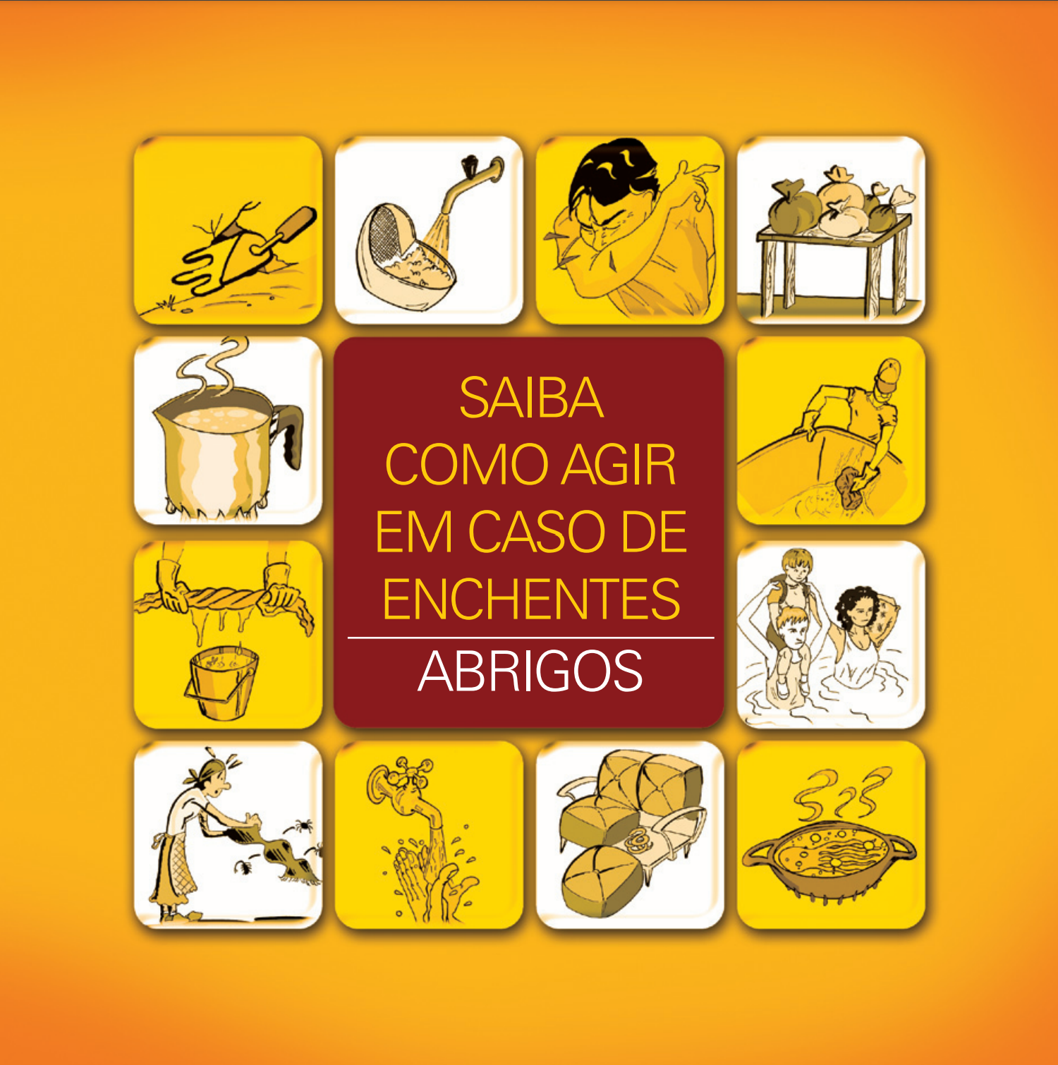 Cartilha – Saiba como agir em casos de enchentes – Abrigo